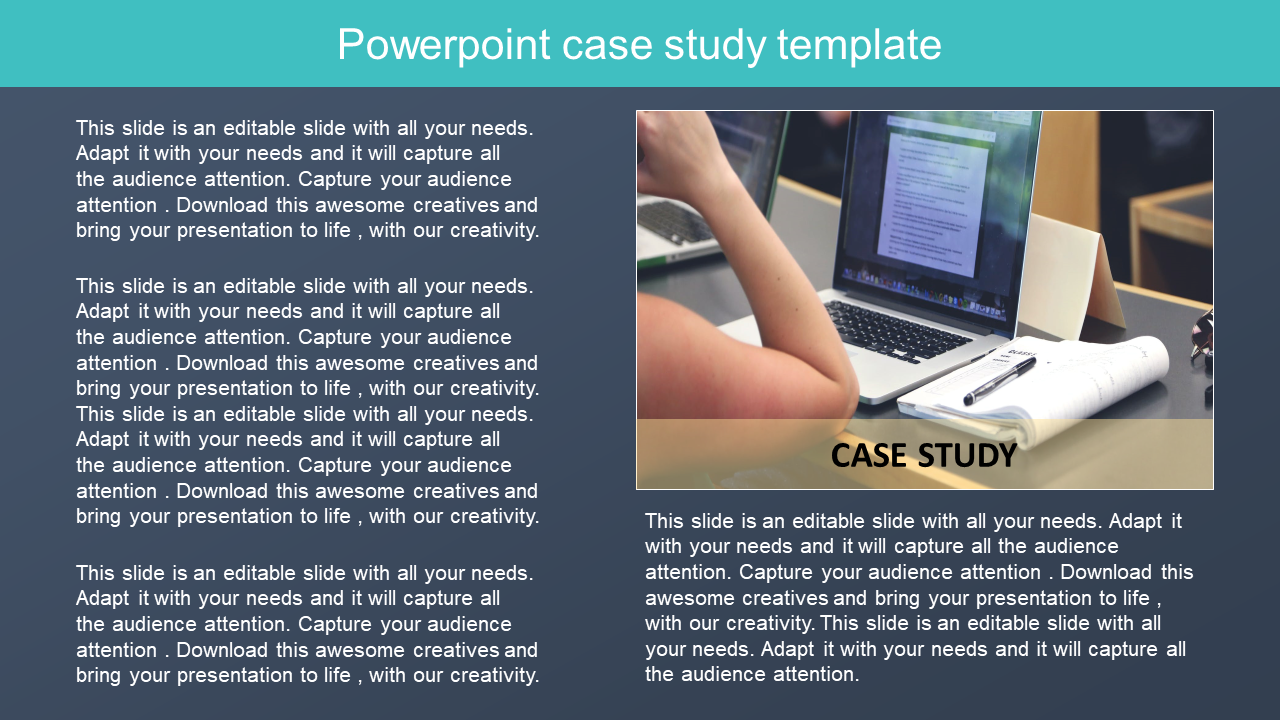 PowerPoint case study template